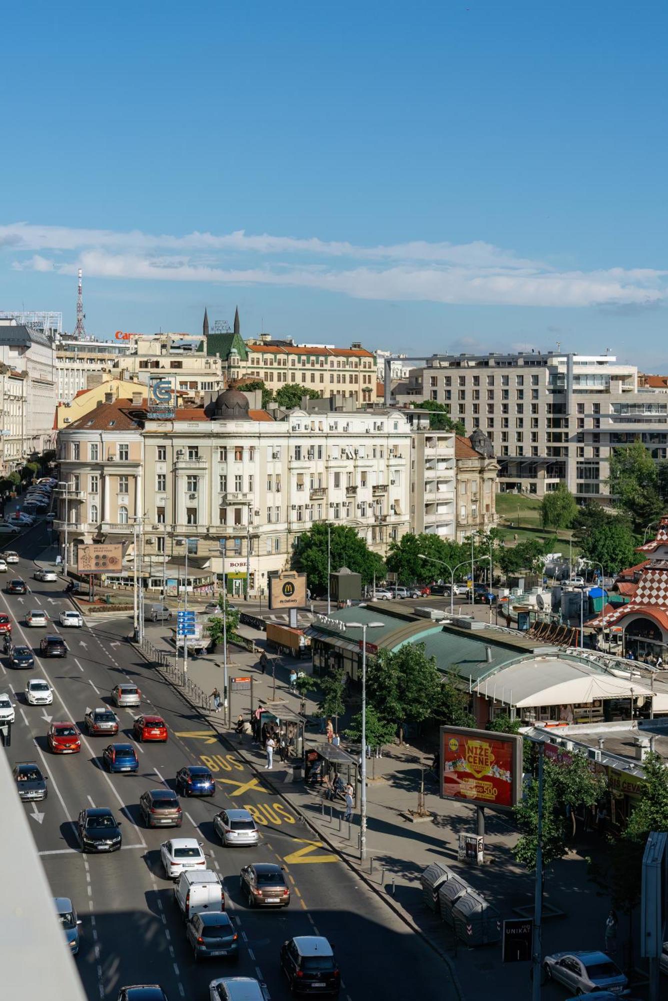 Roof Shelter City View Old Town Renovated Beograd Bagian luar foto