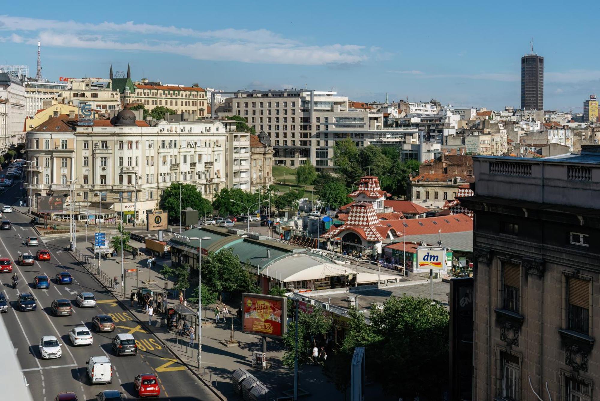 Roof Shelter City View Old Town Renovated Beograd Bagian luar foto